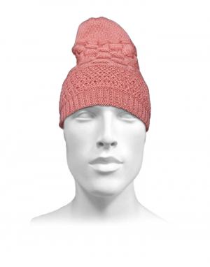 Unisex acrylic  self Designer Cap peach